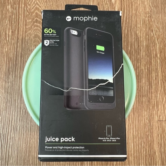 Mophie iPhone 6 Plus/6S Plus JuicePack Backup Battery Case - Picture 1 of 8